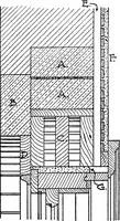An illustration from Radford's portfolio of details of building construction; a remarkable and unique collection of full-page plates, accurately drawn and reproduced to exact scale. Complete details for every style of interior trim, including special built-in features (1911)