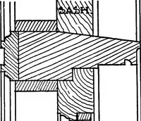 An illustration from Radford's portfolio of details of building construction; a remarkable and unique collection of full-page plates, accurately drawn and reproduced to exact scale. Complete details for every style of interior trim, including special built-in features (1911)