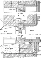 An illustration from Radford's portfolio of details of building construction; a remarkable and unique collection of full-page plates, accurately drawn and reproduced to exact scale. Complete details for every style of interior trim, including special built-in features (1911)