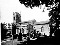 An illustration from The English village church; exteriors and interiors (1921)