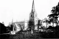 An illustration from The English village church; exteriors and interiors (1921)