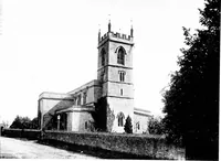 An illustration from The English village church; exteriors and interiors (1921)