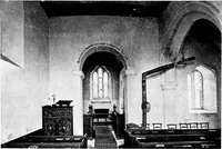 An illustration from The English village church; exteriors and interiors (1921)