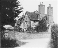 An illustration from Picturesque English cottages and their doorway gardens (1905)