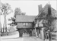 An illustration from Picturesque English cottages and their doorway gardens (1905)