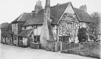 An illustration from Picturesque English cottages and their doorway gardens (1905)