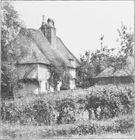An illustration from Picturesque English cottages and their doorway gardens (1905)