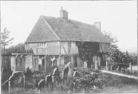 An illustration from Picturesque English cottages and their doorway gardens (1905)