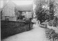 An illustration from Picturesque English cottages and their doorway gardens (1905)