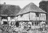An illustration from Picturesque English cottages and their doorway gardens (1905)