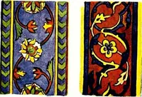 An illustration from Leadless decorative tiles, faience, and mosaic, comprising notes and excerpts on the history, materials, manufacture & use of ornamental flooring tiles, ceramic mosaic, and decorative tiles and faience (1904)