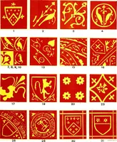 Picture 24 of 32 from Leadless decorative tiles, faience, and mosaic, comprising notes and excerpts on the history, materials, manufacture & use of ornamental flooring tiles, ceramic mosaic, and decorative tiles and faience (1904), leaf 212