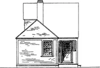 An illustration from American cottages; consisting of fouty-four large quarto plates, containing original designs of medium and low cost cottages, seaside and country houses. Also, a club house, pavilion .. (1883)