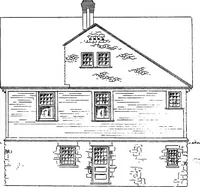An illustration from American cottages; consisting of fouty-four large quarto plates, containing original designs of medium and low cost cottages, seaside and country houses. Also, a club house, pavilion .. (1883)