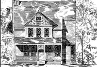 Picture 35 of 108 from American cottages; consisting of fouty-four large quarto plates, containing original designs of medium and low cost cottages, seaside and country houses. Also, a club house, pavilion .. (1883), leaf 32