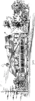 An illustration from American cottages; consisting of fouty-four large quarto plates, containing original designs of medium and low cost cottages, seaside and country houses. Also, a club house, pavilion .. (1883)