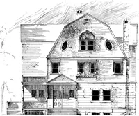 Picture 83 of 108 from American cottages; consisting of fouty-four large quarto plates, containing original designs of medium and low cost cottages, seaside and country houses. Also, a club house, pavilion .. (1883), leaf 78