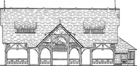 Picture 97 of 108 from American cottages; consisting of fouty-four large quarto plates, containing original designs of medium and low cost cottages, seaside and country houses. Also, a club house, pavilion .. (1883), leaf 92
