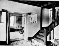 An illustration from Inexpensive homes of individuality; being a collection of photographs and floor plans illustrating certain of America's best country and suburban homes of moderate size (1915)