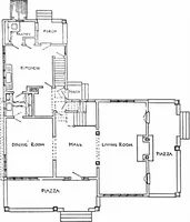 An illustration from Inexpensive homes of individuality; being a collection of photographs and floor plans illustrating certain of America's best country and suburban homes of moderate size (1915)