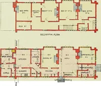An illustration from The modern home; a book of British domestic architectvre for moderate incomes; a companion volvme to "The British home of to-day"; (1906)