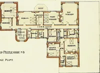 An illustration from The modern home; a book of British domestic architectvre for moderate incomes; a companion volvme to "The British home of to-day"; (1906)