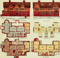 An illustration from The modern home; a book of British domestic architectvre for moderate incomes; a companion volvme to "The British home of to-day"; (1906)