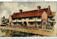 An illustration from The modern home; a book of British domestic architectvre for moderate incomes; a companion volvme to "The British home of to-day"; (1906)