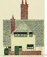 An illustration from The modern home; a book of British domestic architectvre for moderate incomes; a companion volvme to "The British home of to-day"; (1906)