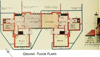 An illustration from The modern home; a book of British domestic architectvre for moderate incomes; a companion volvme to "The British home of to-day"; (1906)