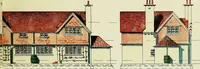 An illustration from The modern home; a book of British domestic architectvre for moderate incomes; a companion volvme to "The British home of to-day"; (1906)