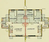 An illustration from The modern home; a book of British domestic architectvre for moderate incomes; a companion volvme to "The British home of to-day"; (1906)