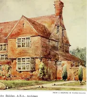 Picture 15 of 71 from The modern home; a book of British domestic architectvre for moderate incomes; a companion volvme to "The British home of to-day"; (1906), leaf 35