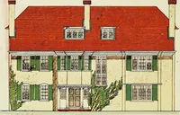 An illustration from The modern home; a book of British domestic architectvre for moderate incomes; a companion volvme to "The British home of to-day"; (1906)