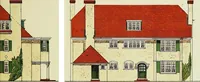 Picture 29 of 71 from The modern home; a book of British domestic architectvre for moderate incomes; a companion volvme to "The British home of to-day"; (1906), leaf 55