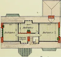 An illustration from The modern home; a book of British domestic architectvre for moderate incomes; a companion volvme to "The British home of to-day"; (1906)