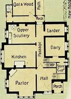 An illustration from The modern home; a book of British domestic architectvre for moderate incomes; a companion volvme to "The British home of to-day"; (1906)