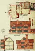 An illustration from The modern home; a book of British domestic architectvre for moderate incomes; a companion volvme to "The British home of to-day"; (1906)