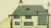 An illustration from The modern home; a book of British domestic architectvre for moderate incomes; a companion volvme to "The British home of to-day"; (1906)