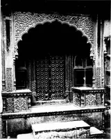 An illustration from Indian domestic architecture (1885)