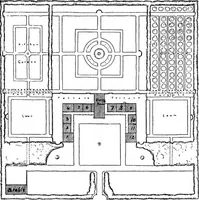 An illustration from Houses and gardens (1906)
