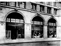 An illustration from English shop-fronts, old and new : a series of examples by leading architects, selected and specially photographed : together with descriptive notes and illustrations (1907)