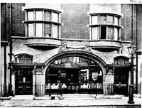 An illustration from English shop-fronts, old and new : a series of examples by leading architects, selected and specially photographed : together with descriptive notes and illustrations (1907)