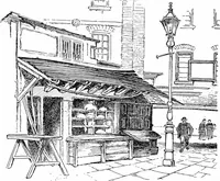 An illustration from English shop-fronts, old and new : a series of examples by leading architects, selected and specially photographed : together with descriptive notes and illustrations (1907)