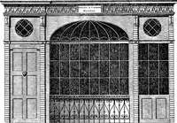 An illustration from English shop-fronts, old and new : a series of examples by leading architects, selected and specially photographed : together with descriptive notes and illustrations (1907)