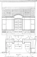 An illustration from English shop-fronts, old and new : a series of examples by leading architects, selected and specially photographed : together with descriptive notes and illustrations (1907)