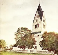 An illustration from The cathedrals and churches of Norway, Sweden and Denmark : with forty illustrations (four of which are in colour) (1908)