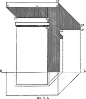 An illustration from Shades and shadows, with applications to architectural details, and exercises in drawing them with the brush and pen .. (1912)