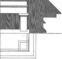 An illustration from Shades and shadows, with applications to architectural details, and exercises in drawing them with the brush and pen .. (1912)