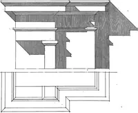 An illustration from Shades and shadows, with applications to architectural details, and exercises in drawing them with the brush and pen .. (1912)
